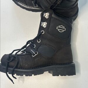 Harley-Davidson Black Motorcycle Boots,men’s 5.5